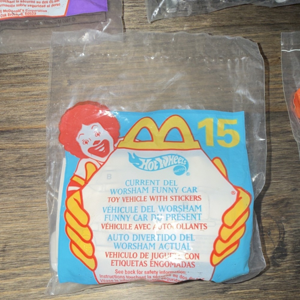 Hot Wheels McDonald's Happy Meal Toy Lot - 1999 NIP - Picture 5 of 11